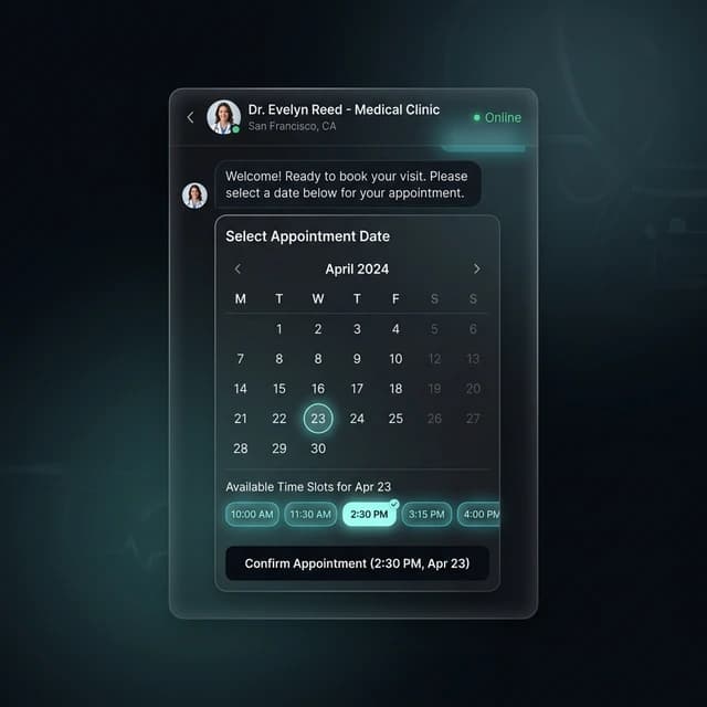 Booking Selection