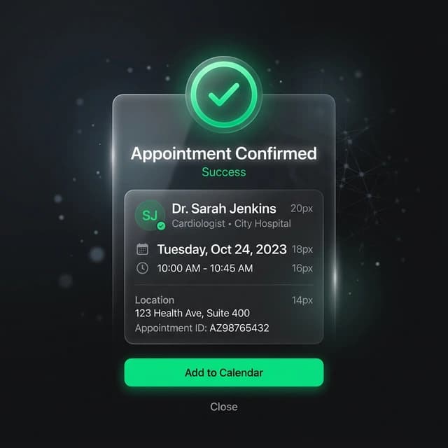 Appointment Confirmation