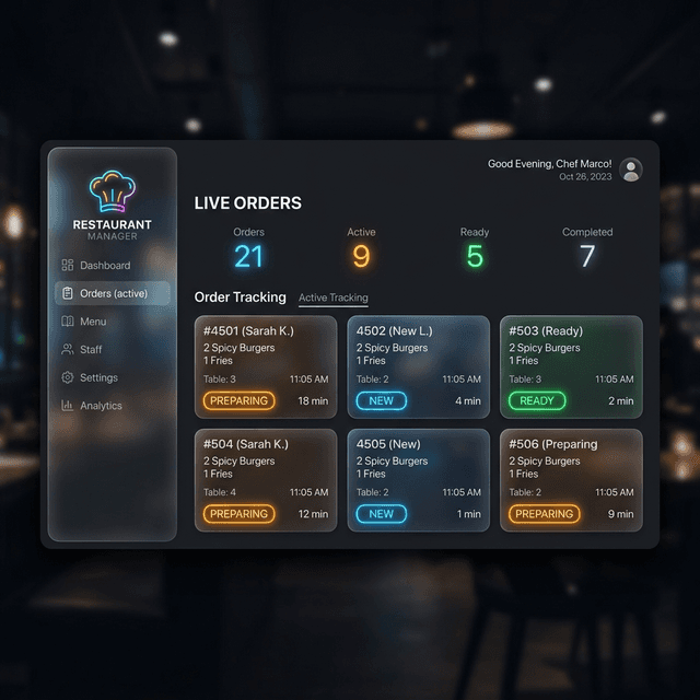 Order Management Dashboard