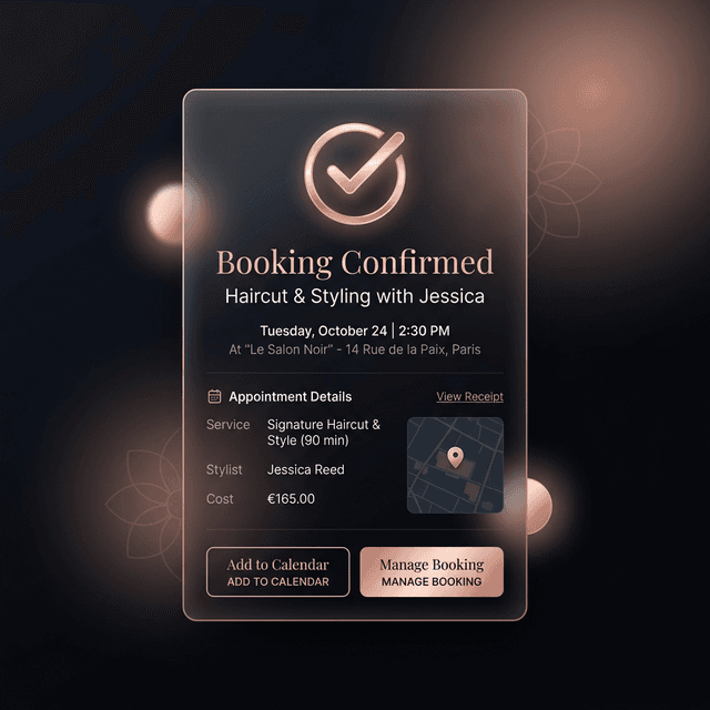 Confirmation Message